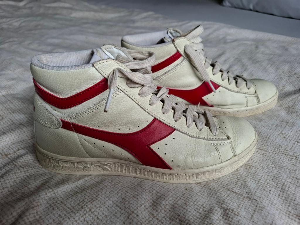 Diadora sneakers, Ophalen of Verzenden, Gedragen, Beige, Sneakers of Gympen