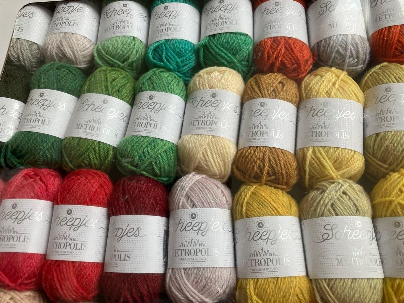 Scheepjes Metropolis Colour Pack, alle 80 kleuren, Ophalen of Verzenden, Nieuw, Breien of Haken, Wol of Garen