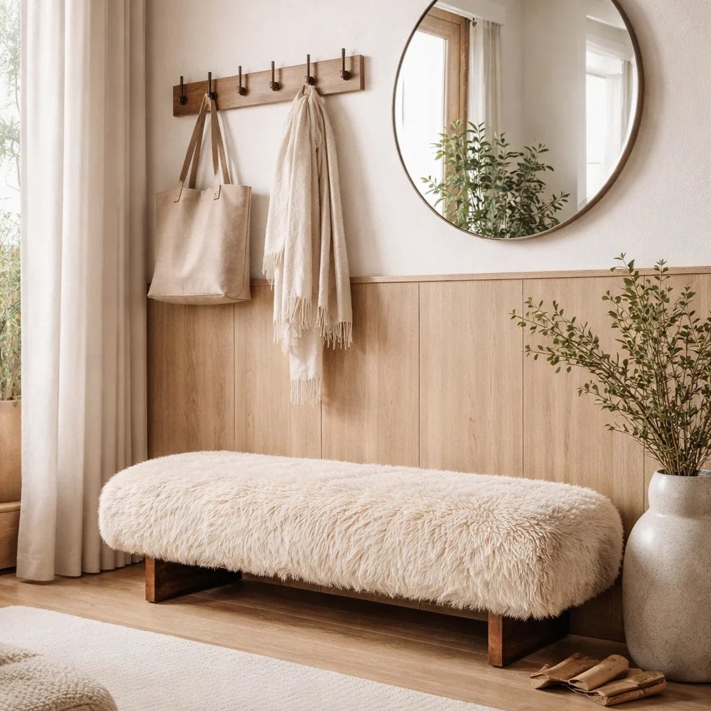 Hairy bench ptmd, Huis en Inrichting, Stoelen, Ophalen, Overige kleuren, Nieuw, Eén