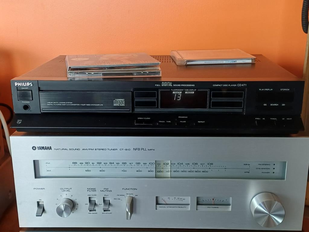 Philips CD 471 CD-speler uit de jaren '80 - Goede staat, Audio, Tv en Foto, Cd-spelers, Ophalen of Verzenden, Gebruikt, Philips