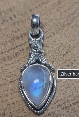 Zilver hanger Maansteen, Nieuw, Ophalen of Verzenden, Nvt, Zilver