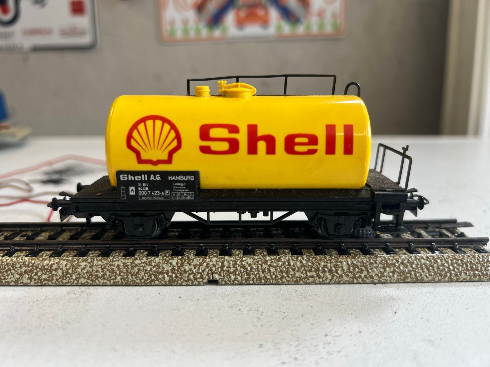 Märklin Shell Tankwagon - Zo goed als nieuw, Ophalen, Wisselstroom, Wagon, Zo goed als nieuw
