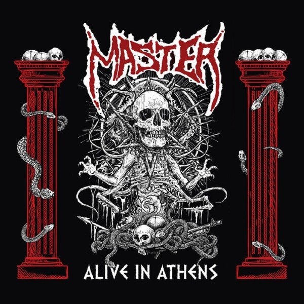 MASTER - Alive in Athens (Red Vinyl) Death Metal LP, Death metal, Ophalen of Verzenden, Nieuw in verpakking, Dubbel-LP