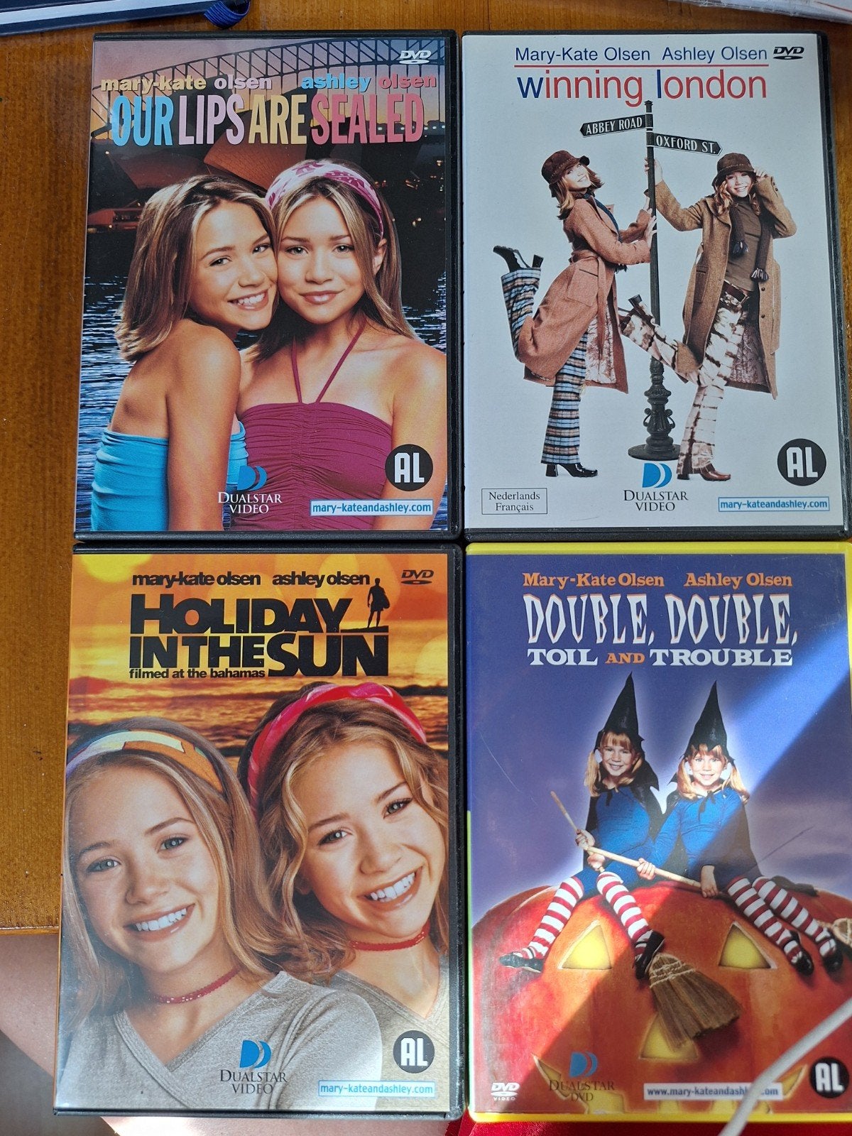 Mary-Kate & Ashley Olsen DVD Collectie (4 films), Alle leeftijden, Ophalen of Verzenden, Gebruikt, Engels