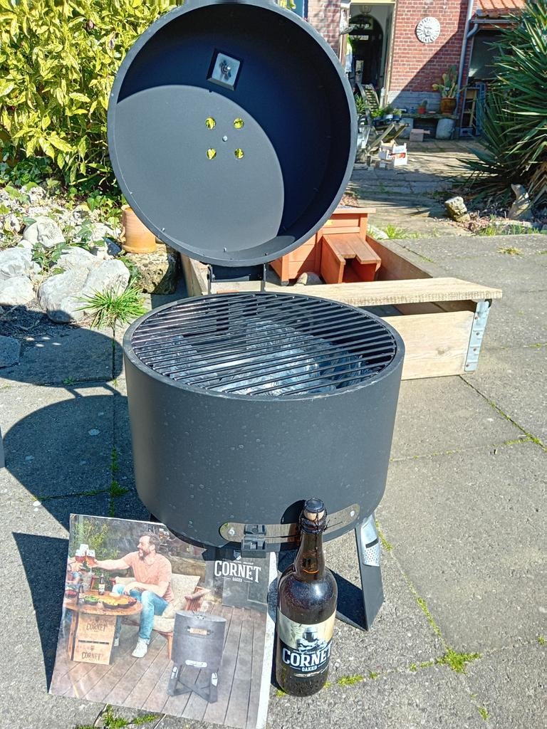 Cornet BBQ - Compacte Houtskoolbarbecue, Tuin en Terras, Ophalen of Verzenden, Zo goed als nieuw, Cornet