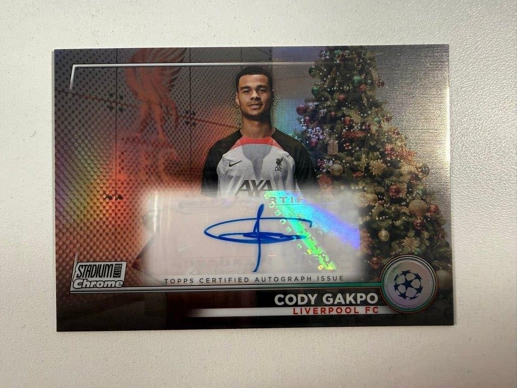 Cody Gakpo Auto Topps Stadium Club 2022-23, Ophalen of Verzenden, Nieuw, Buitenlandse clubs, Poster, Plaatje of Sticker