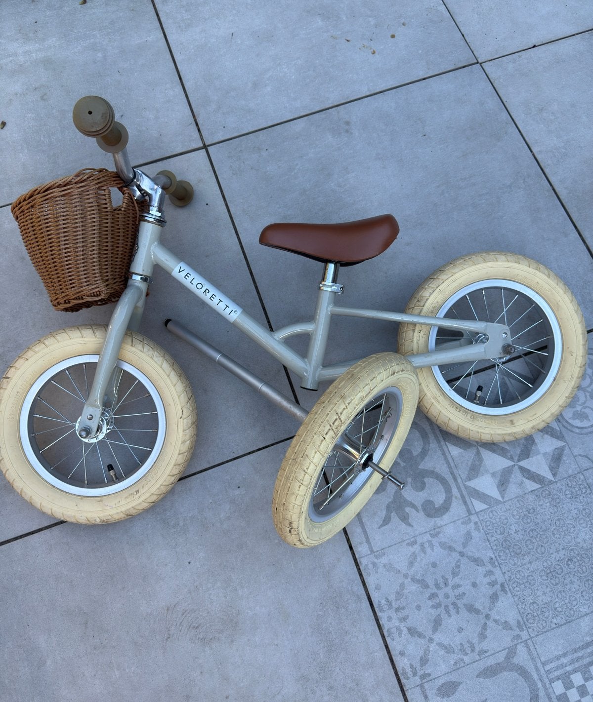 Veloretti loopfiets met mandje, Ophalen, Gebruikt, Loopfiets