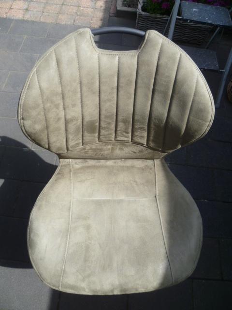 kamerstoelen totaal 6 stuks, Ophalen, Leer, Zo goed als nieuw, Grijs