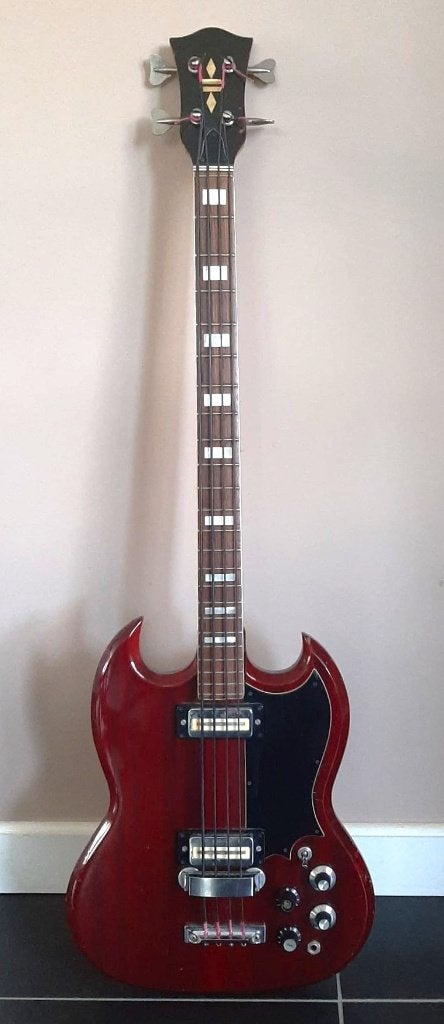Vintage Hofner 187 basgitaar begin jaren 70, Muziek en Instrumenten, Ophalen, Gebruikt, Elektrisch