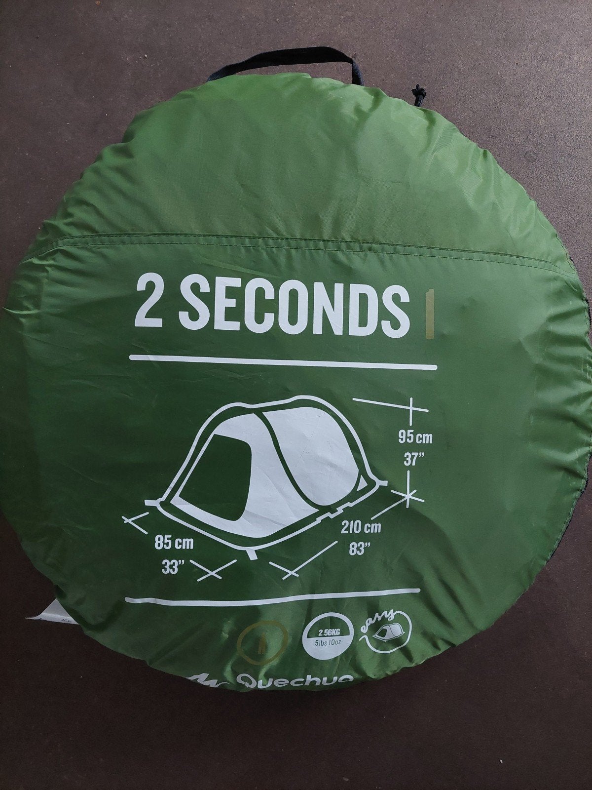 Quechua  2 seconds tent, Caravans en Kamperen, Tenten, Ophalen of Verzenden, Zo goed als nieuw
