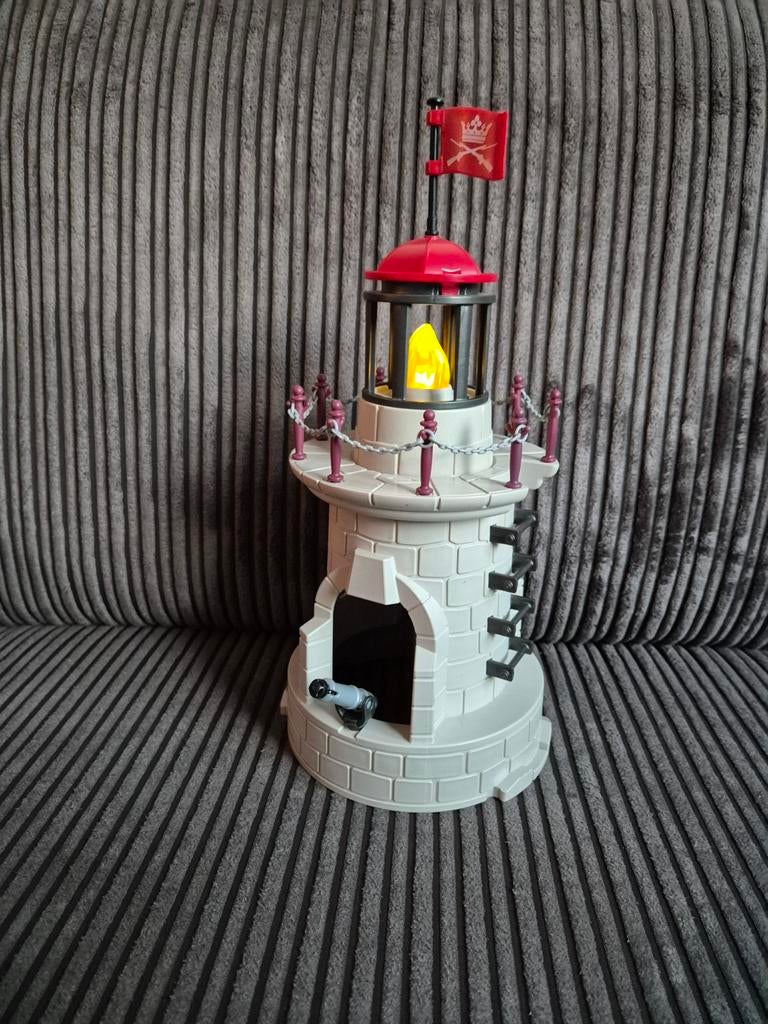 Vuurtoren 6680, Kinderen en Baby's, Speelgoed | Playmobil, Ophalen of Verzenden, Zo goed als nieuw