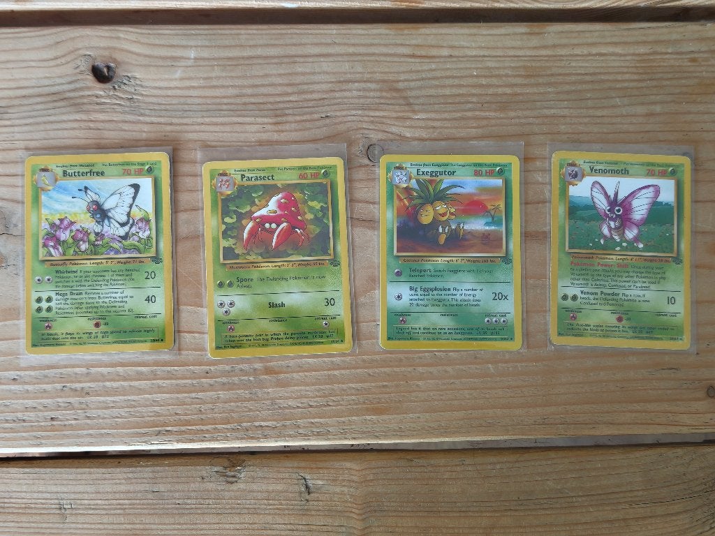Pokemon jungle baseset, Ophalen of Verzenden, Gebruikt, Meerdere kaarten