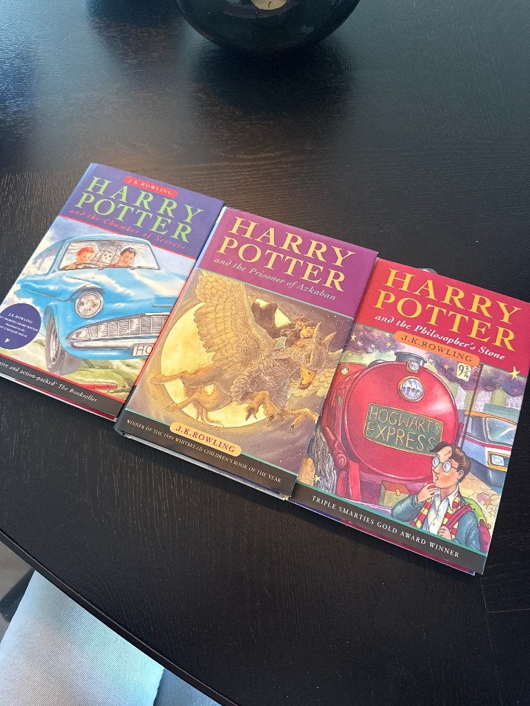 Harry Potter deel 1 t/m 3 - Engelstalig (Bloomsbury set), Ophalen of Verzenden, Gebruikt, Boek of Poster