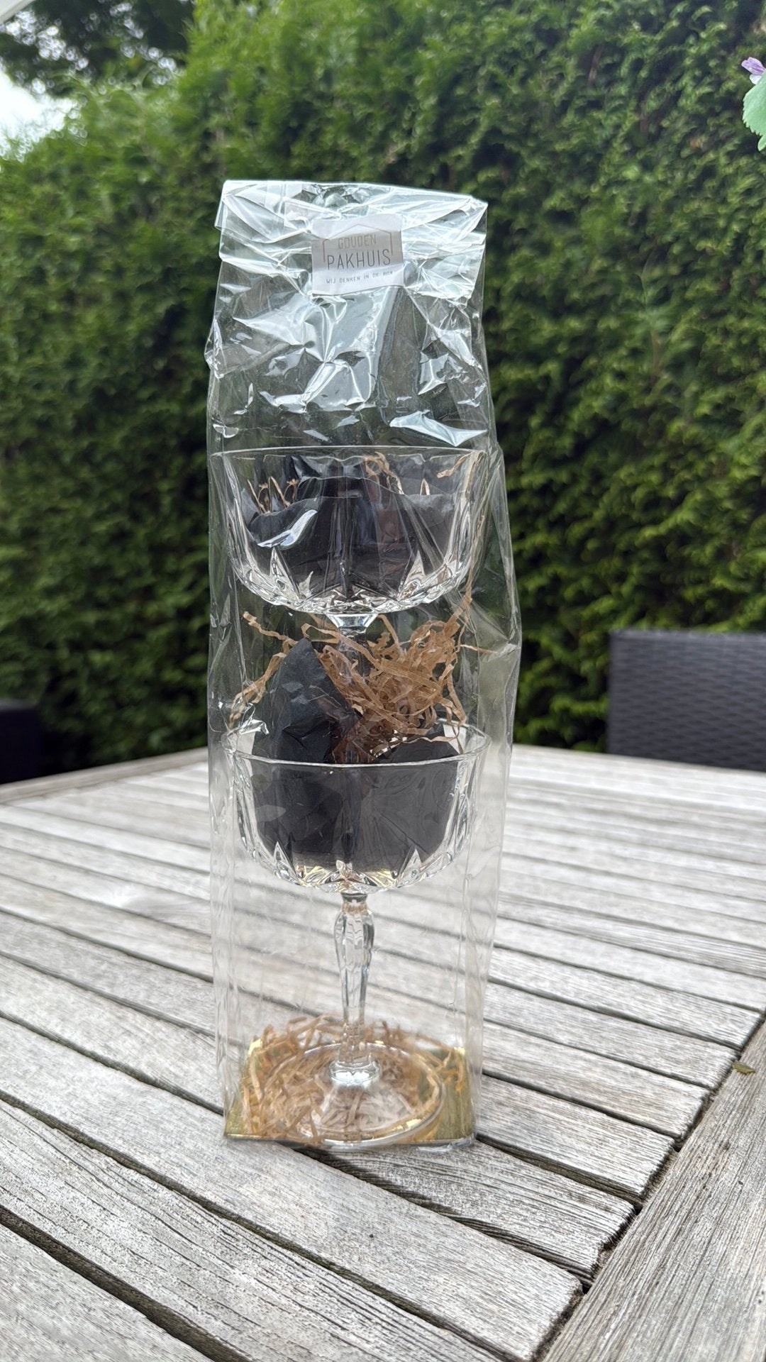 2 prachtige champagne glazen van RCR (kristal) nieuw!, Ophalen of Verzenden, Zo goed als nieuw, Overige typen