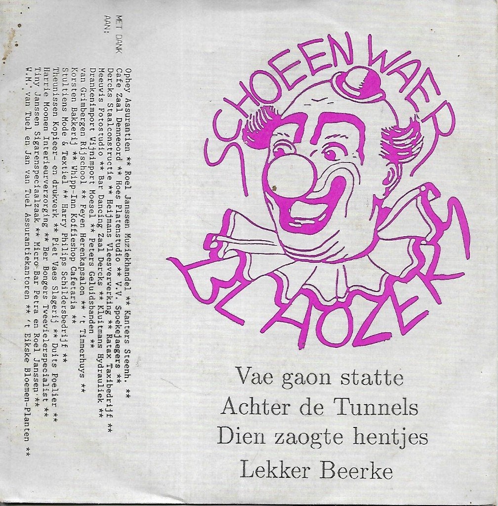 Schoeen Waer Blaozers - Vae gaon statte (ep), Cd's en Dvd's, Vinyl Singles, Gebruikt, 7 inch, Ophalen of Verzenden, EP