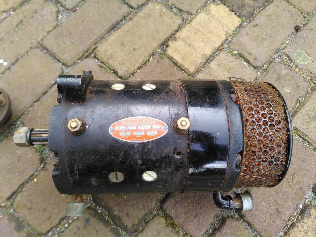 Zware 12V Gelijkstroom Dynamo - Delco-Remy 40 Ampere, Auto-onderdelen, Ophalen of Verzenden, Gebruikt, Universele onderdelen