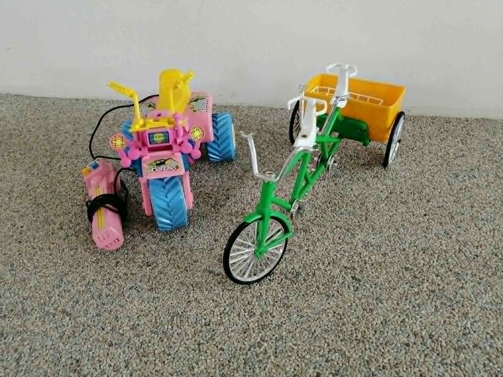 Barbie fiets en scooter, Ophalen, Gebruikt, Barbie