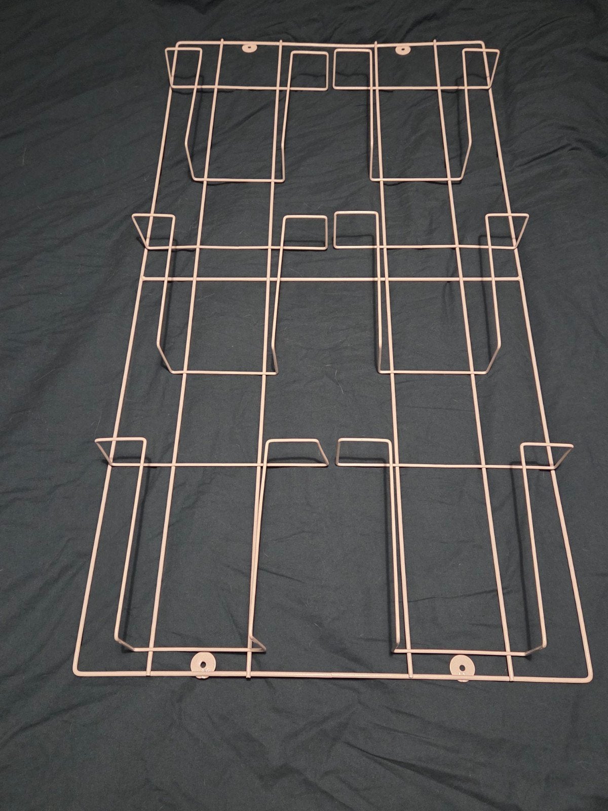 Wit metalen tijdschriftenrek voor wandmontage, Ophalen, Metaal, Tijdschriftenrek, Minimalistisch