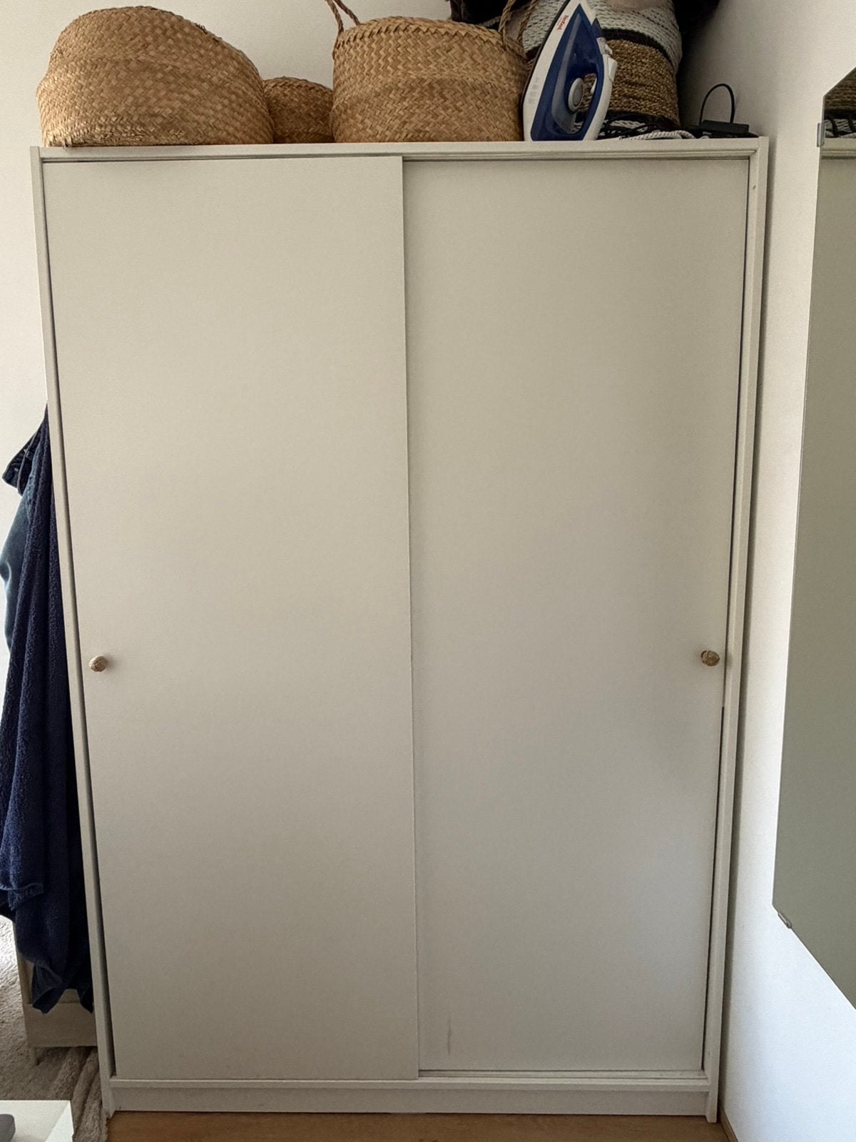 Ikea Kleppstad Kledingkast - Wit, Huis en Inrichting, Ophalen, Gebruikt, 50 tot 100 cm, 150 tot 200 cm