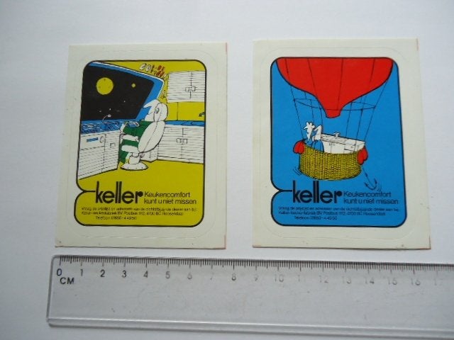sticker oud Keller keuken strip fabriek roosendaal space, Ophalen of Verzenden, Zo goed als nieuw, Bedrijf of Vereniging