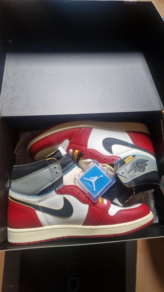 Nike Air Jordan 1 Retro High OG SP x Union LA maat 45, Ophalen of Verzenden, Zo goed als nieuw, Nike, Sneakers of Gympen