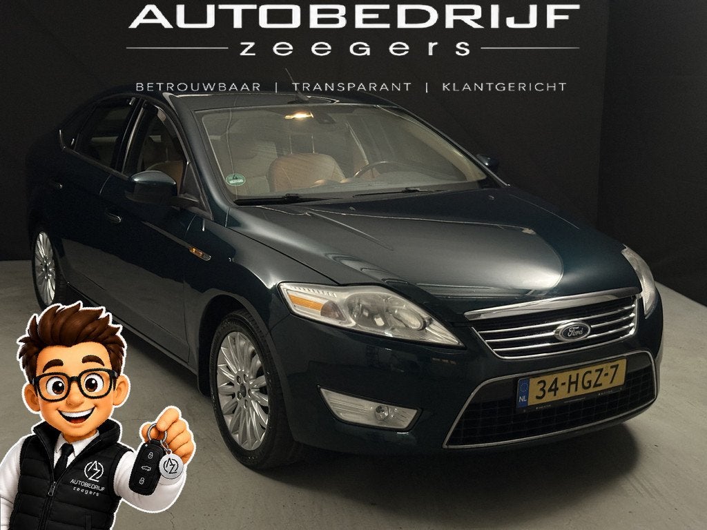 Ford Mondeo 2.3-16V Ghia *Full Leather*AC*Heatseat*Automaat*, Auto's, Ford, 1441 kg, 730 kg, Gebruikt, 4 cilinders