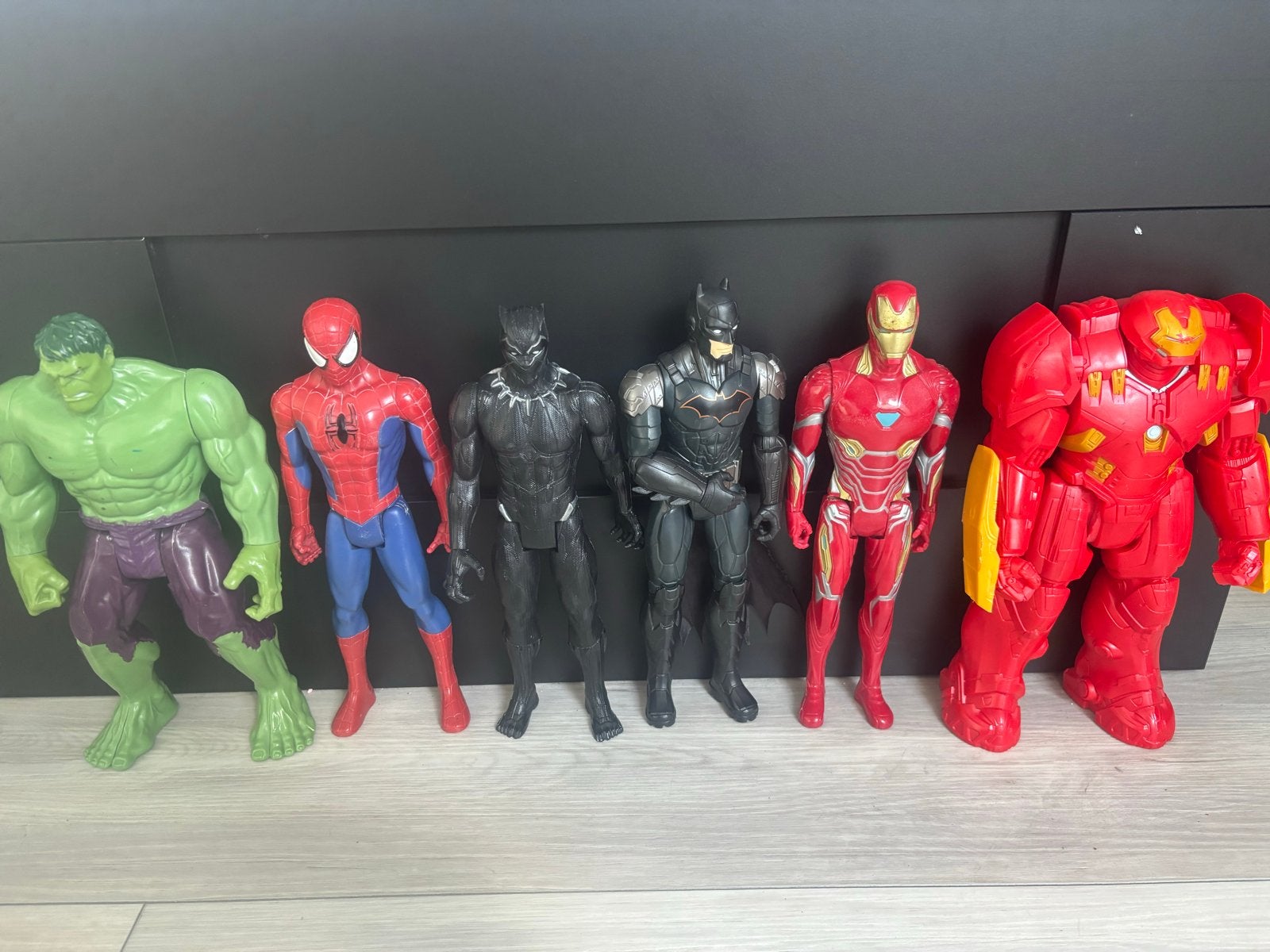 Grote Speelgoed Helden Set: Hulk, Spiderman, Iron Man, Batma, Ophalen of Verzenden, Gebruikt