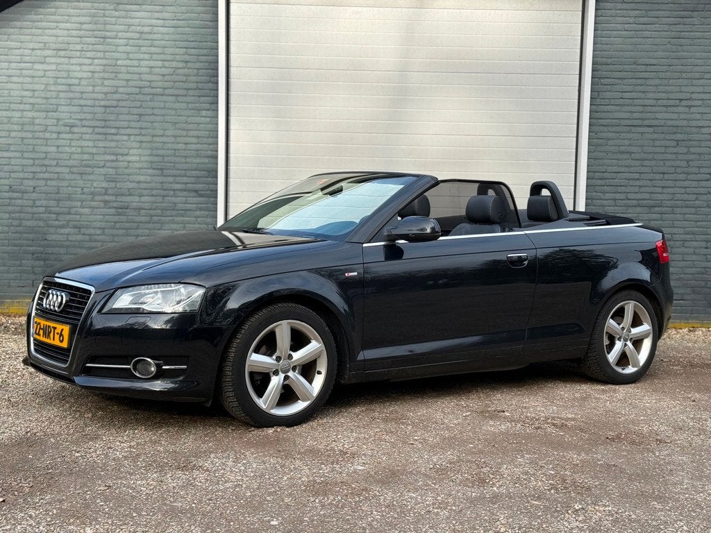 Audi A3 Cabriolet 1.2 TFSI S-LINE, Voorwielaandrijving, Euro 5, Gebruikt, Zwart