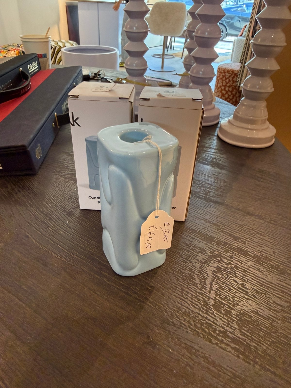 &klevering kandelaar Puffy, Ophalen of Verzenden, Zo goed als nieuw, Kandelaar