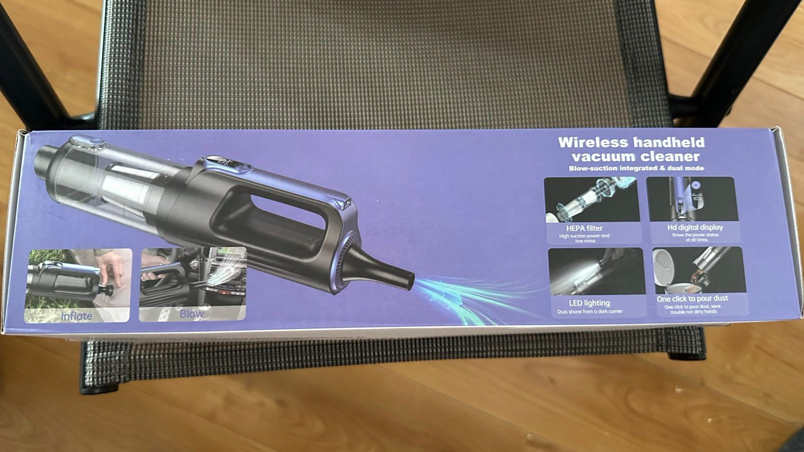 Nieuw in doos,2 in 1 stofzuiger met accessoires, Ophalen of Verzenden, Zo goed als nieuw