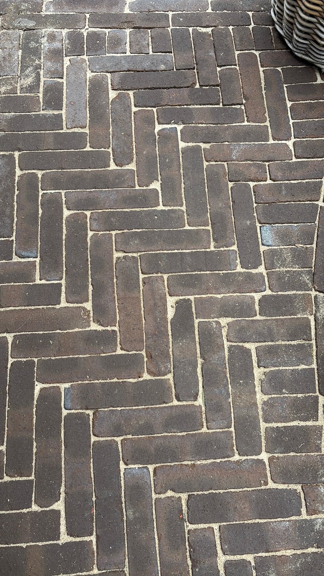 Klinkers Waaltjes gebakken bordeaux 20x5x8 cm (ca. 2m²), Tuin en Terras, Ophalen, Keramiek, Klinkers, Nieuw