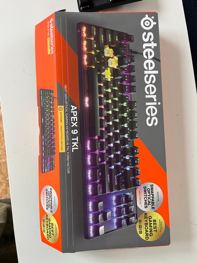 SteelSeries Apex 9 TKL Gaming Toetsenbord, Gaming toetsenbord, Ophalen of Verzenden, Zo goed als nieuw, Qwerty
