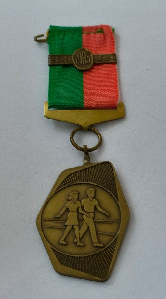 Wandelmedaille speeltuinvereniging De Akkeren Gouda, Postzegels en Munten, Penningen en Medailles, Ophalen of Verzenden, Overige materialen