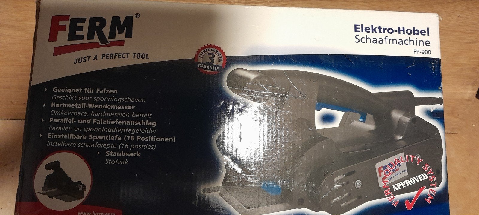 Ferm FP-900 Elektrische Schaafmachine - Zo goed als nieuw, Ophalen of Verzenden