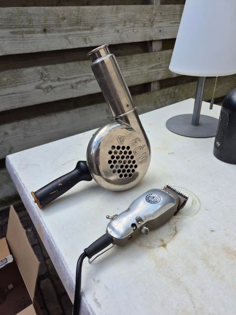 Tondeuse & föhn vintage jaren '50, Antiek en Kunst, Ophalen of Verzenden