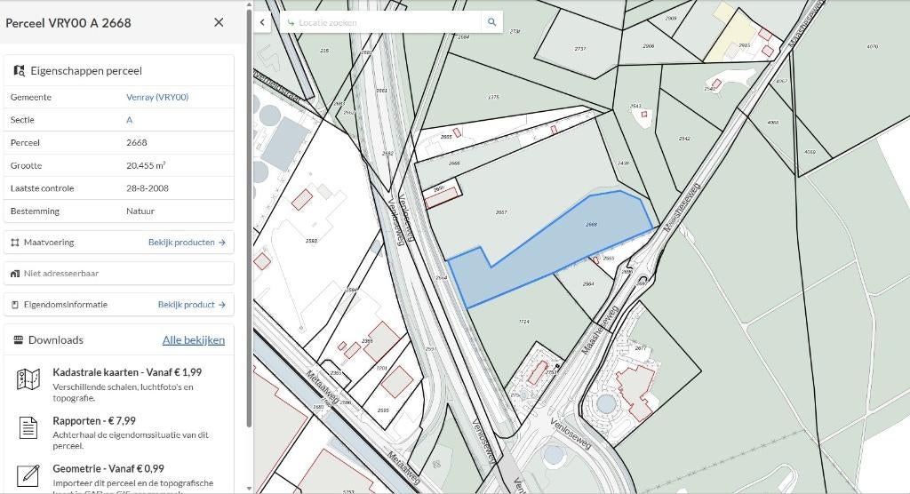bosperceel gemeente Venray, 20.455 m2 te koop, Huizen en Kamers, Kavels en Percelen, 1500 m² of meer, Verkoop zonder makelaar