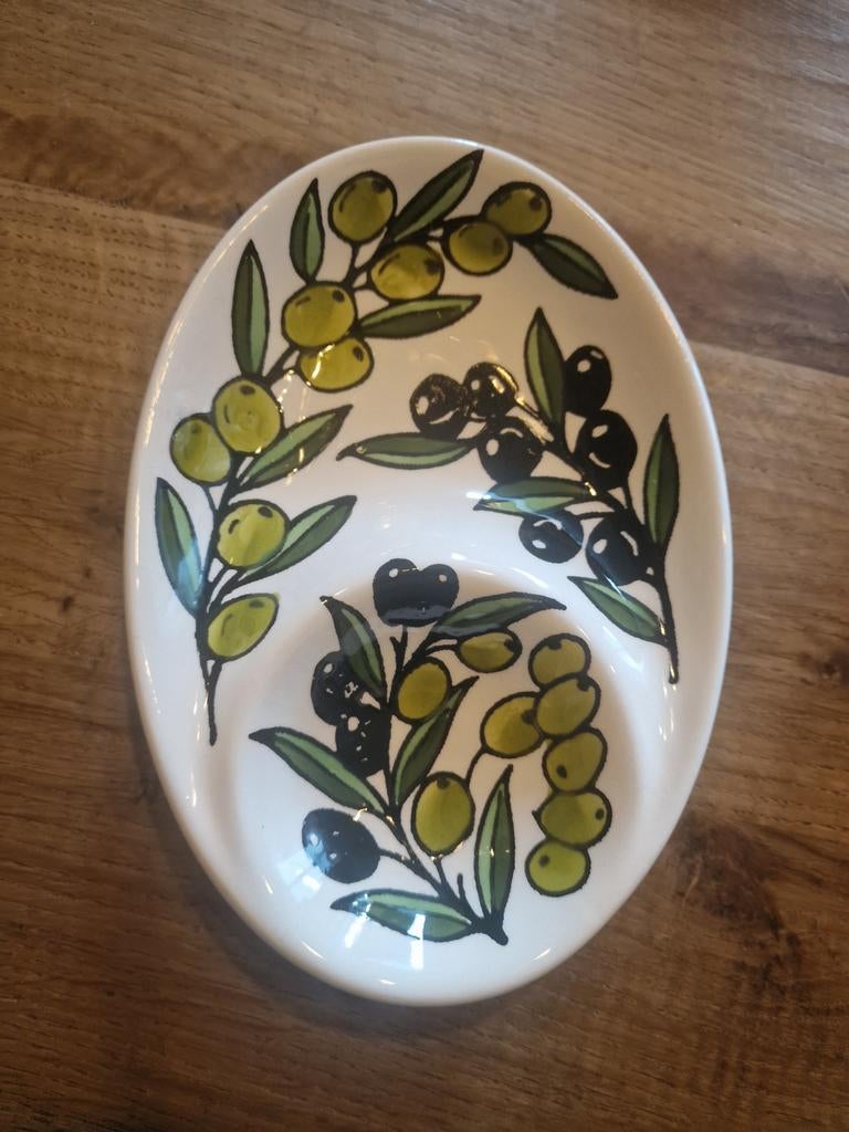 Handgemaakte Hebron Schaal - 14.5 cm, Gebruikt, Porselein of Keramiek, Schaal, Ophalen of Verzenden