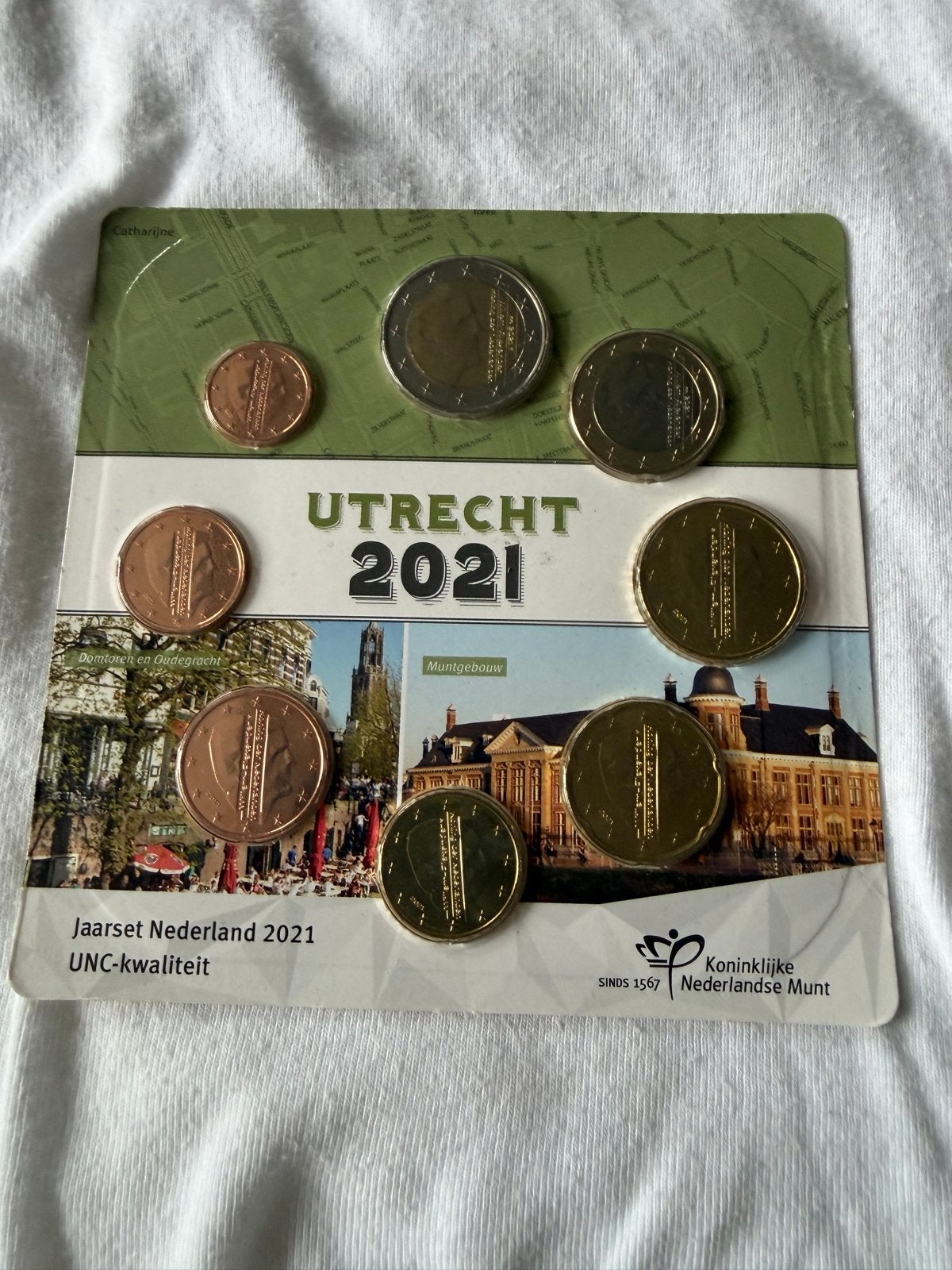 Jaarset Nederland 2021 Utrecht UNC-kwaliteit, Verzenden, Koningin Beatrix, Euro's, Setje