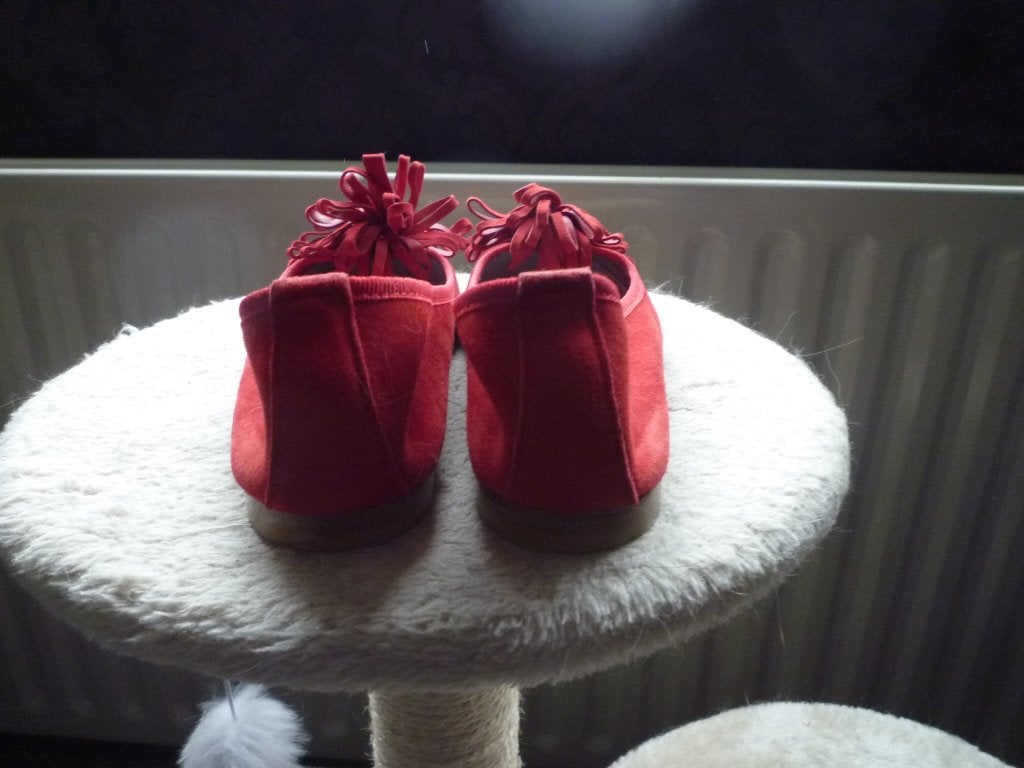 Rode ballerina's, Kleding | Dames, Ophalen, Ballerina's, Zo goed als nieuw, Rood