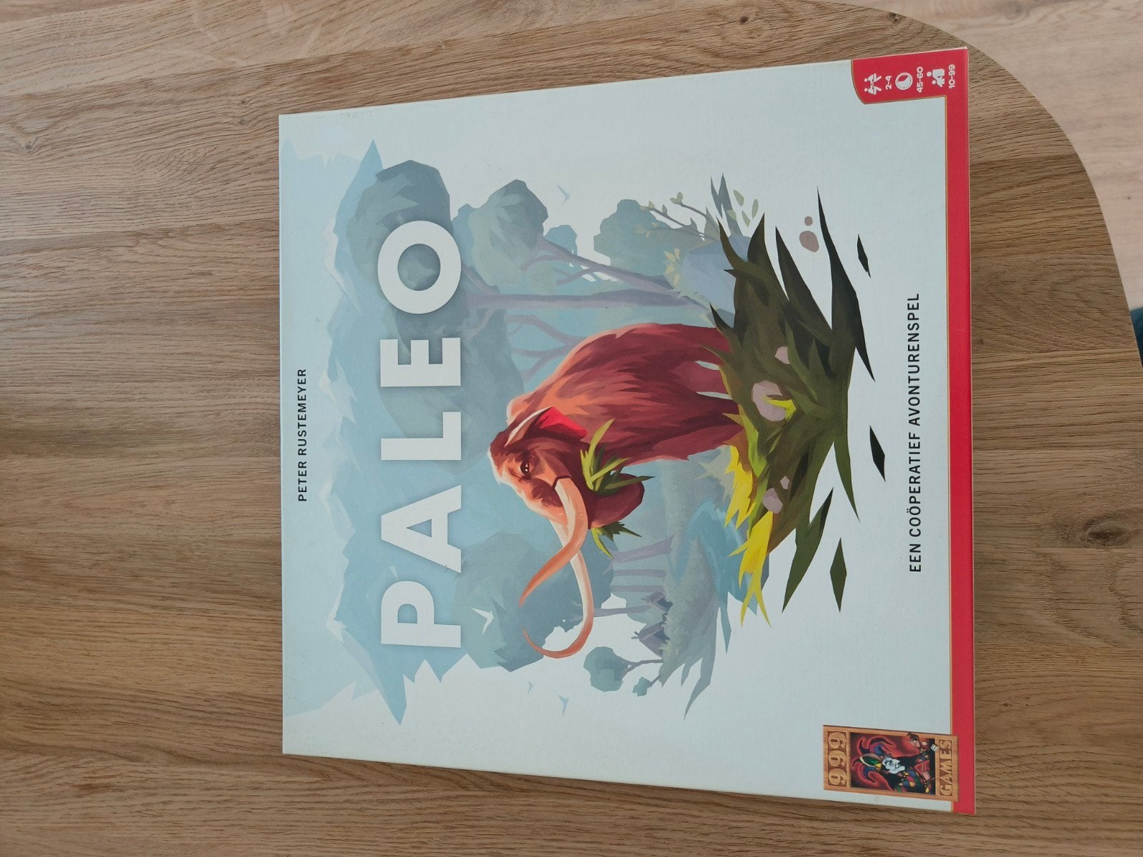 Paleo - Coöperatief Avonturen Bordspel, Drie of vier spelers, Ophalen, Zo goed als nieuw, 999 Games