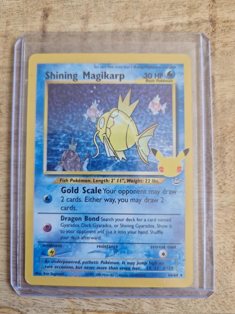Pokemon Shining Magikarp 25th Celebrations, Ophalen of Verzenden, Nieuw