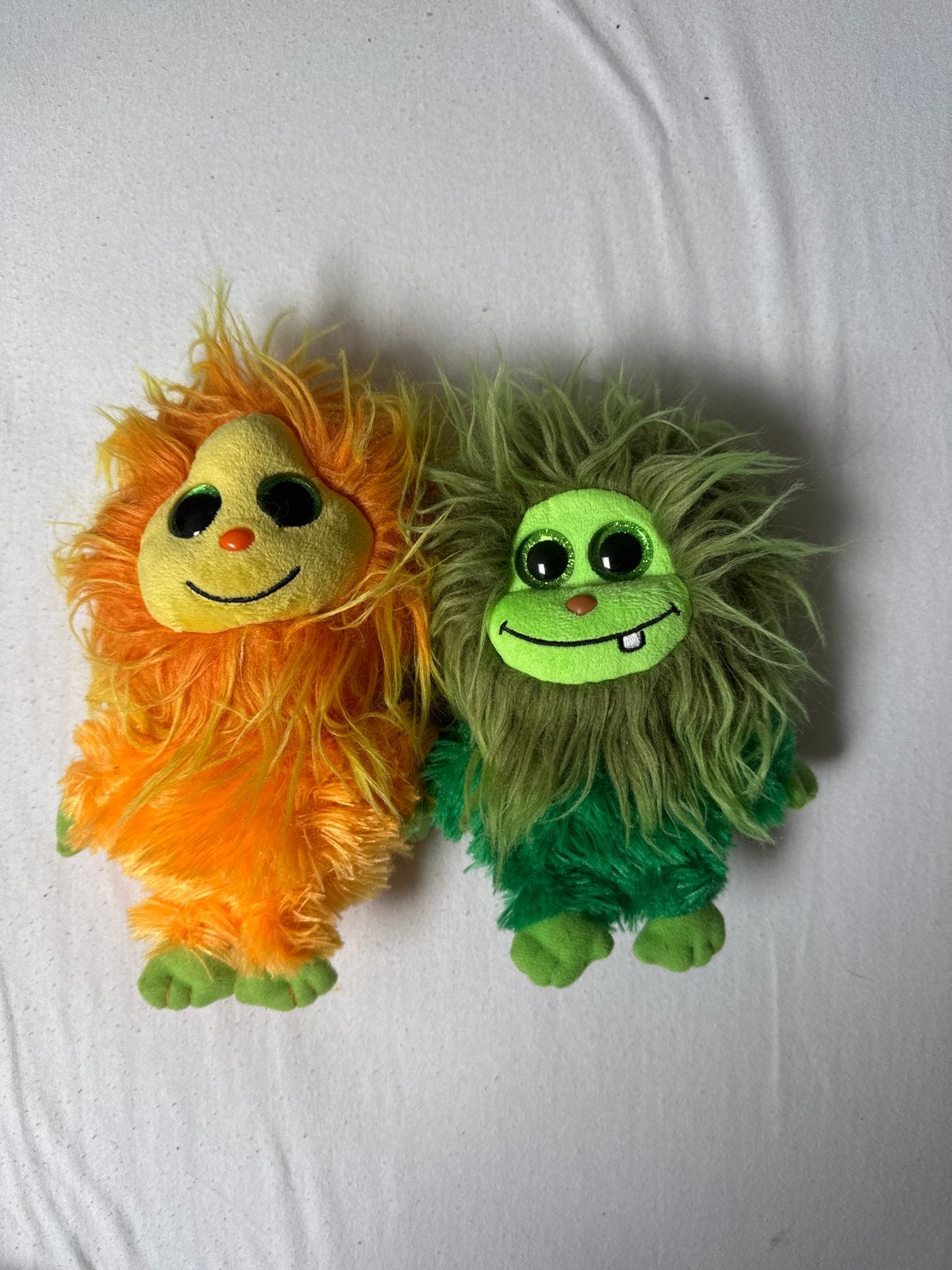 Set van 2 TY FRIZZYS met glitter ogen, Overige karakters, Overige typen, Ophalen of Verzenden, Zo goed als nieuw