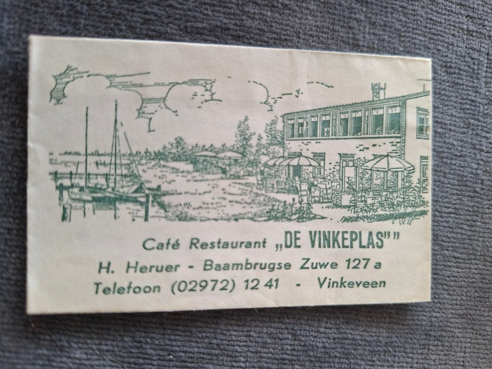 Vinkeveen, café rest. "De Vinkeplas", Verzenden, Nederland
