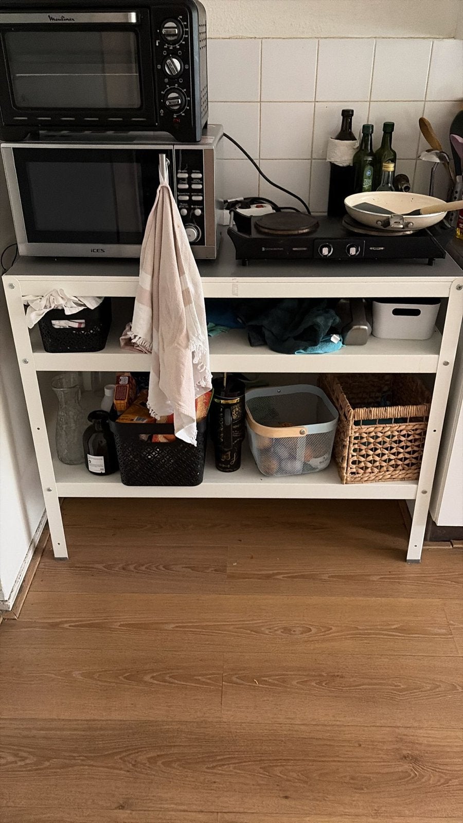 Ikea keuken island - 4 jaar oud - Moet weg voor 25 juli, Ophalen, Wit, Overige typen, Zo goed als nieuw