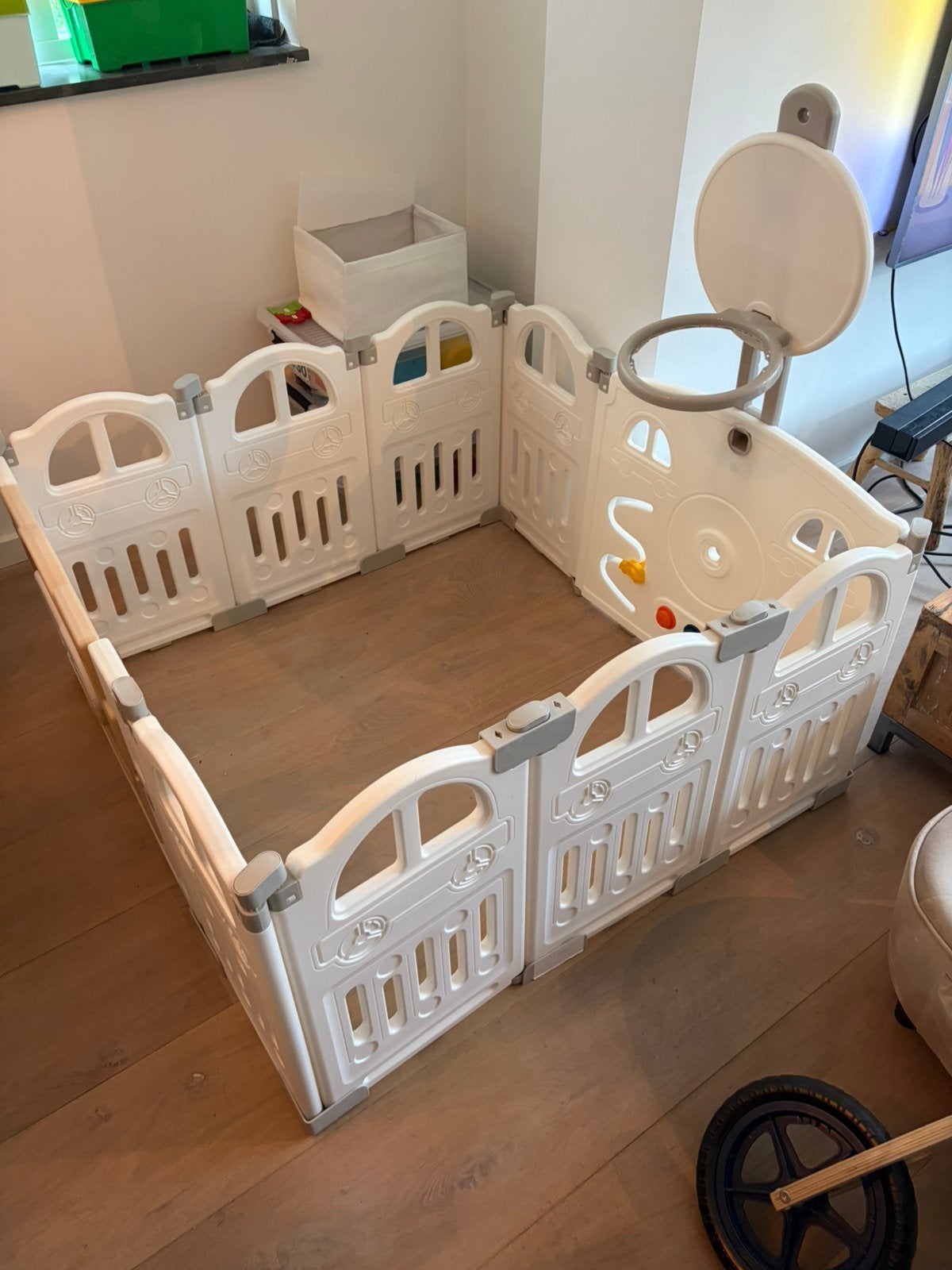 Speelbox Playpen en Speelmat met veel extra’s, Ophalen, Gebruikt