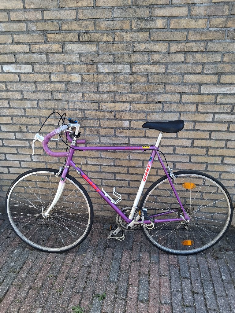 Giant klassiek model racefiets met fietscomputer, Ophalen, 28 inch, Gebruikt, 10 tot 15 versnellingen