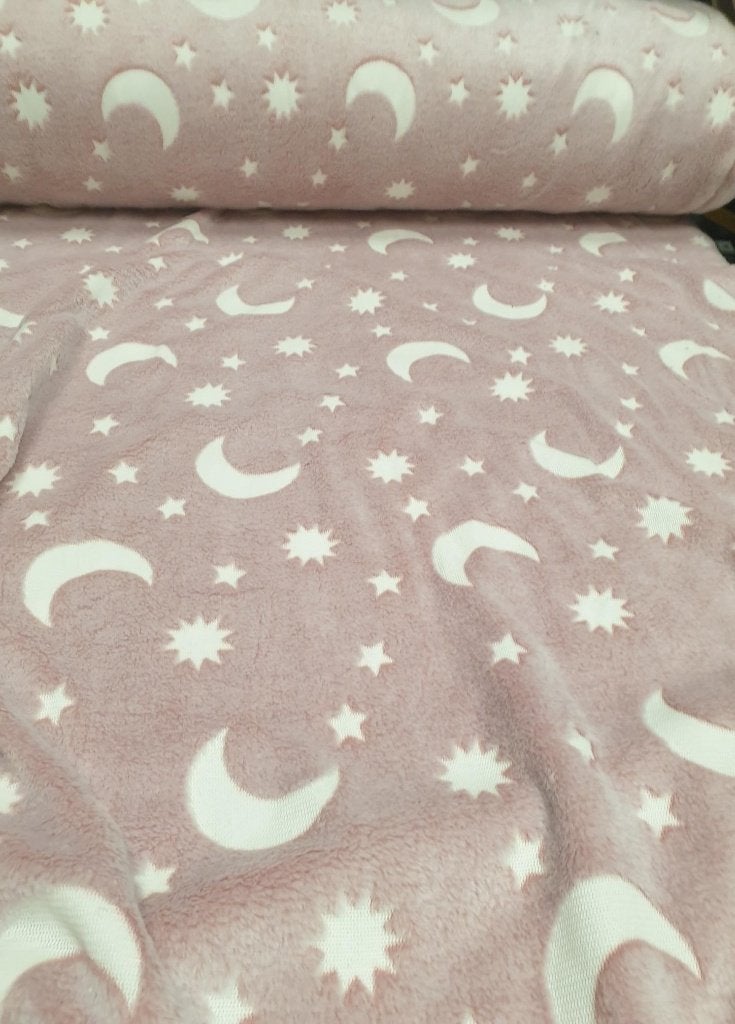 glow in the dark maan roze (12222), Overige materialen, 120 cm of meer, Nieuw, Ophalen of Verzenden