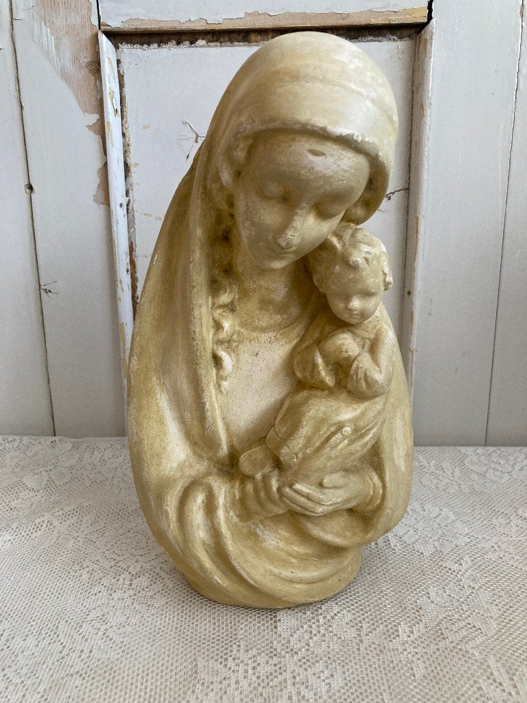 Brocante beeld Maria - buste, Antiek en Kunst, Ophalen