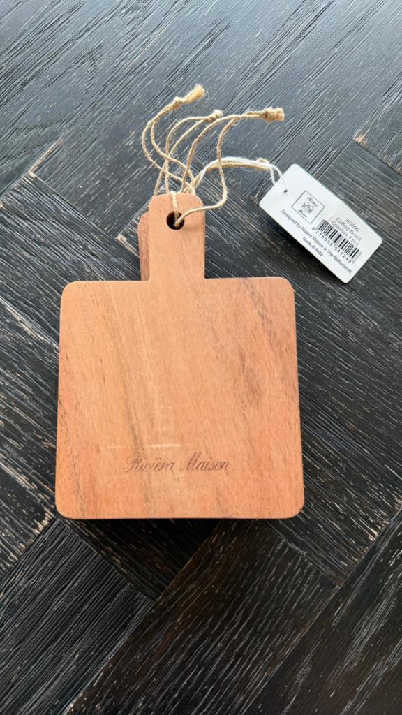 Rivièra Maison cutting board coasters, Ophalen, Hout, Snij-/serveerplank, Nieuw