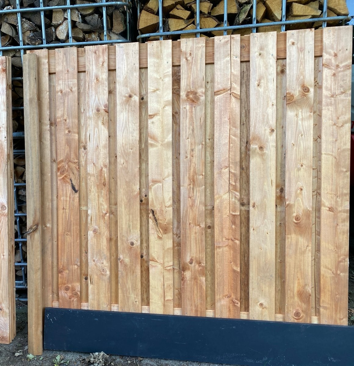 Red class houten schuttingdeel /hout beton schutting, Ophalen, 1 tot 2 meter, Minder dan 3 meter, Nieuw